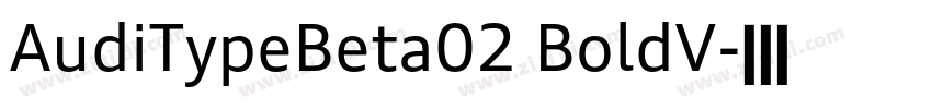 AudiTypeBeta02 BoldV字体转换 AudiTypeBeta02 BoldV字体转换